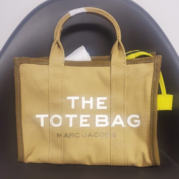 Marc Jacobs Small The Colorblock Tote Bag SLATE GREEN - Picture 4 of 7